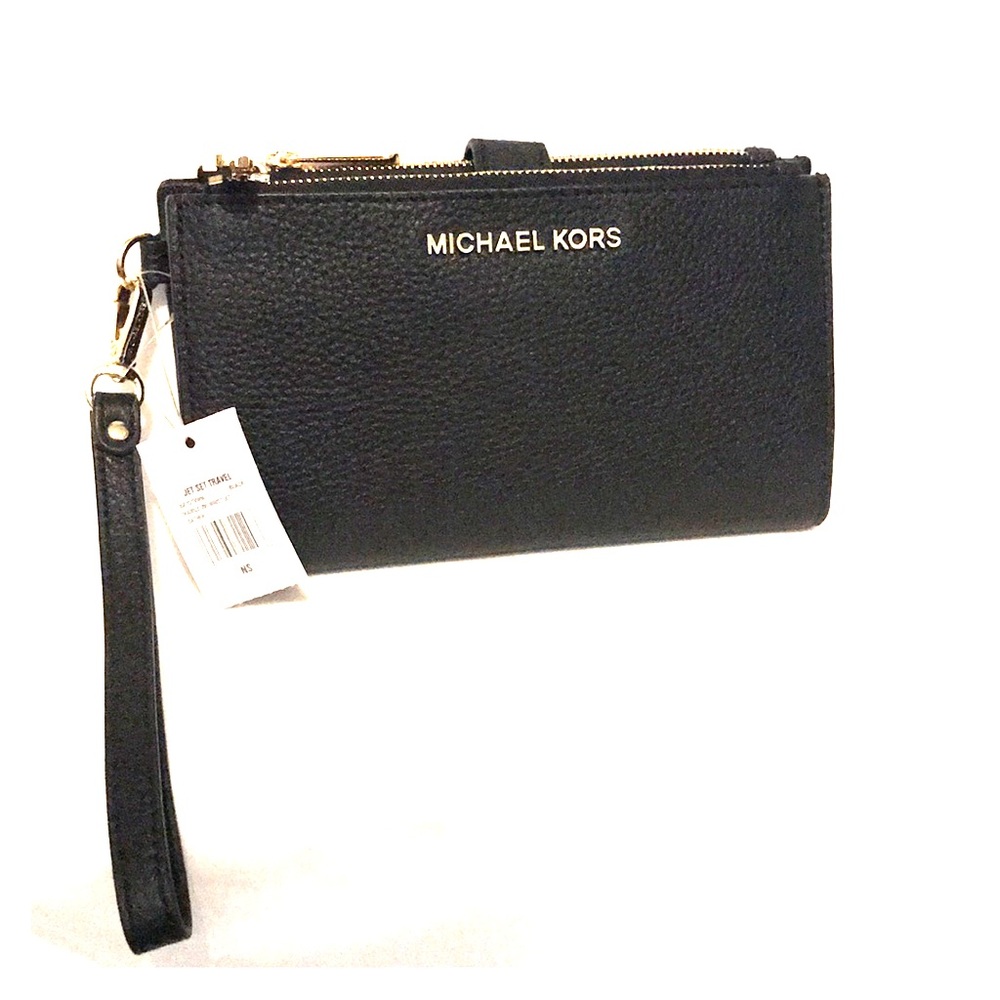 Michael Kors double zip wristlet